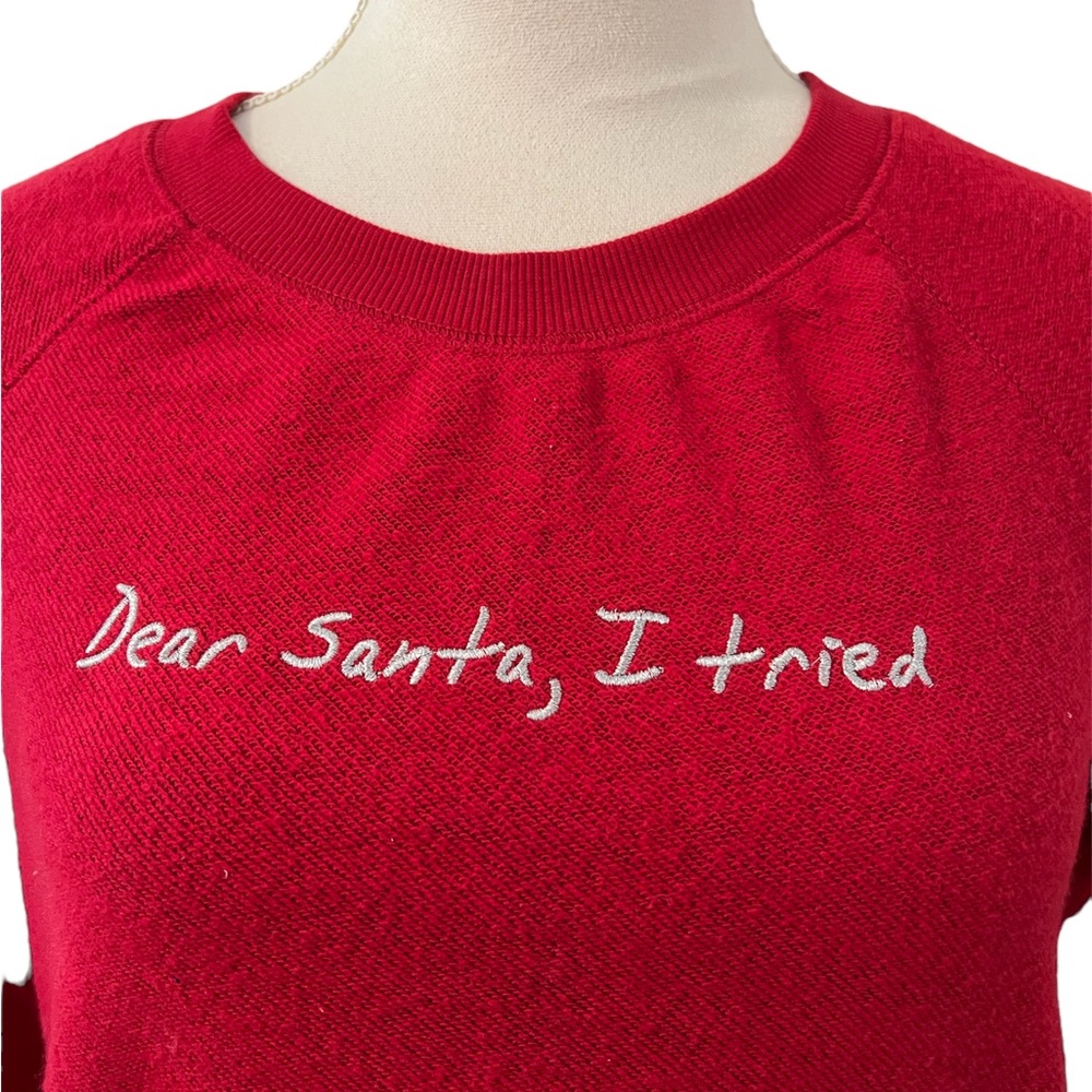 Dear Santa Lounge Sleep Red Top